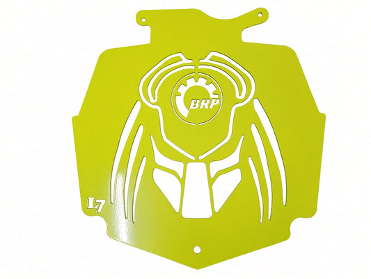 Lucky 7 2013-2024 Can-Am Outlander XMR Predator BRP radiator relocate cover Neo Yellow product shot
