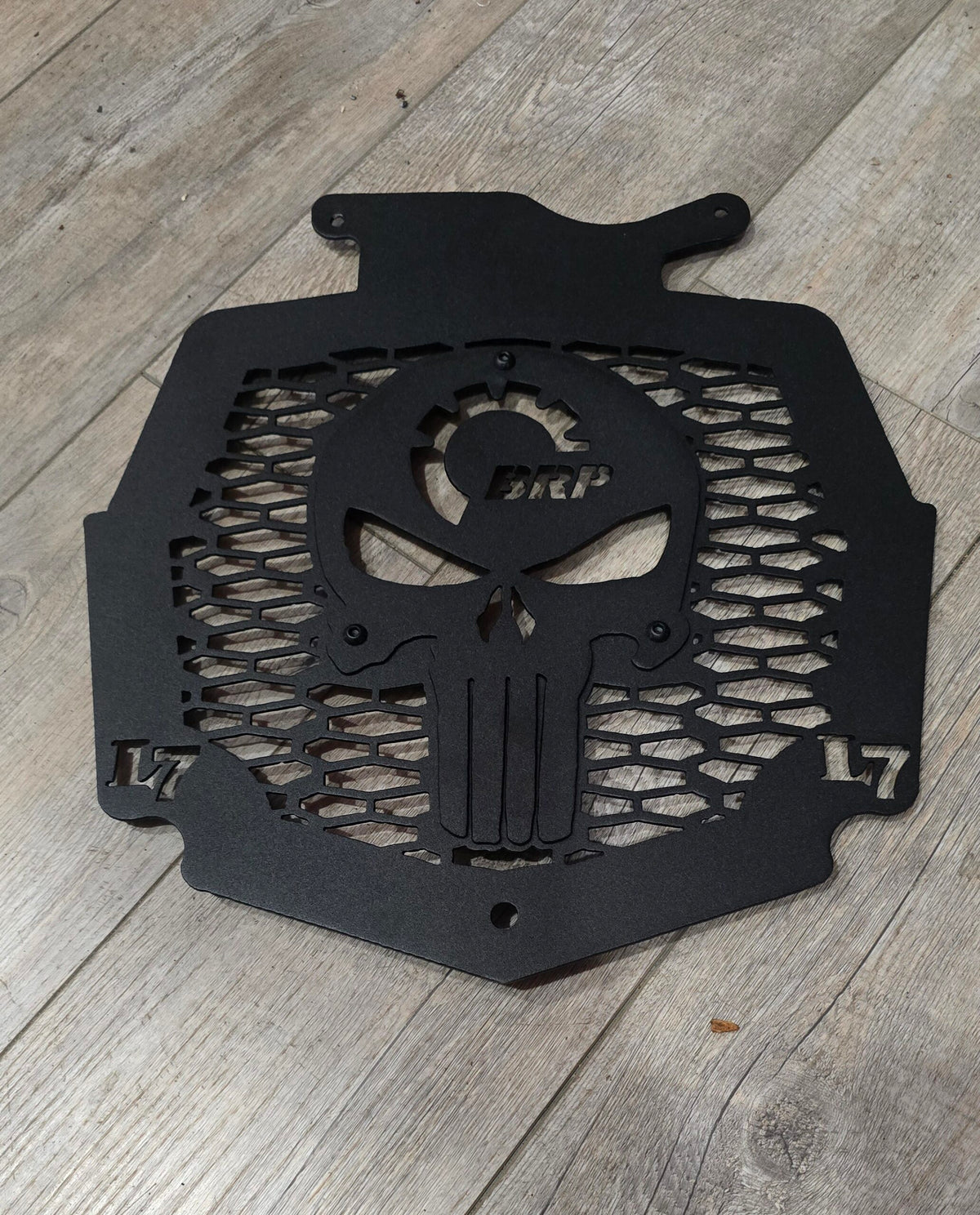 2013-2024 Can-Am Outlander MAX XMR Punisher BRP radiator relocate cover Texture Black Lucky 7 Motorsports