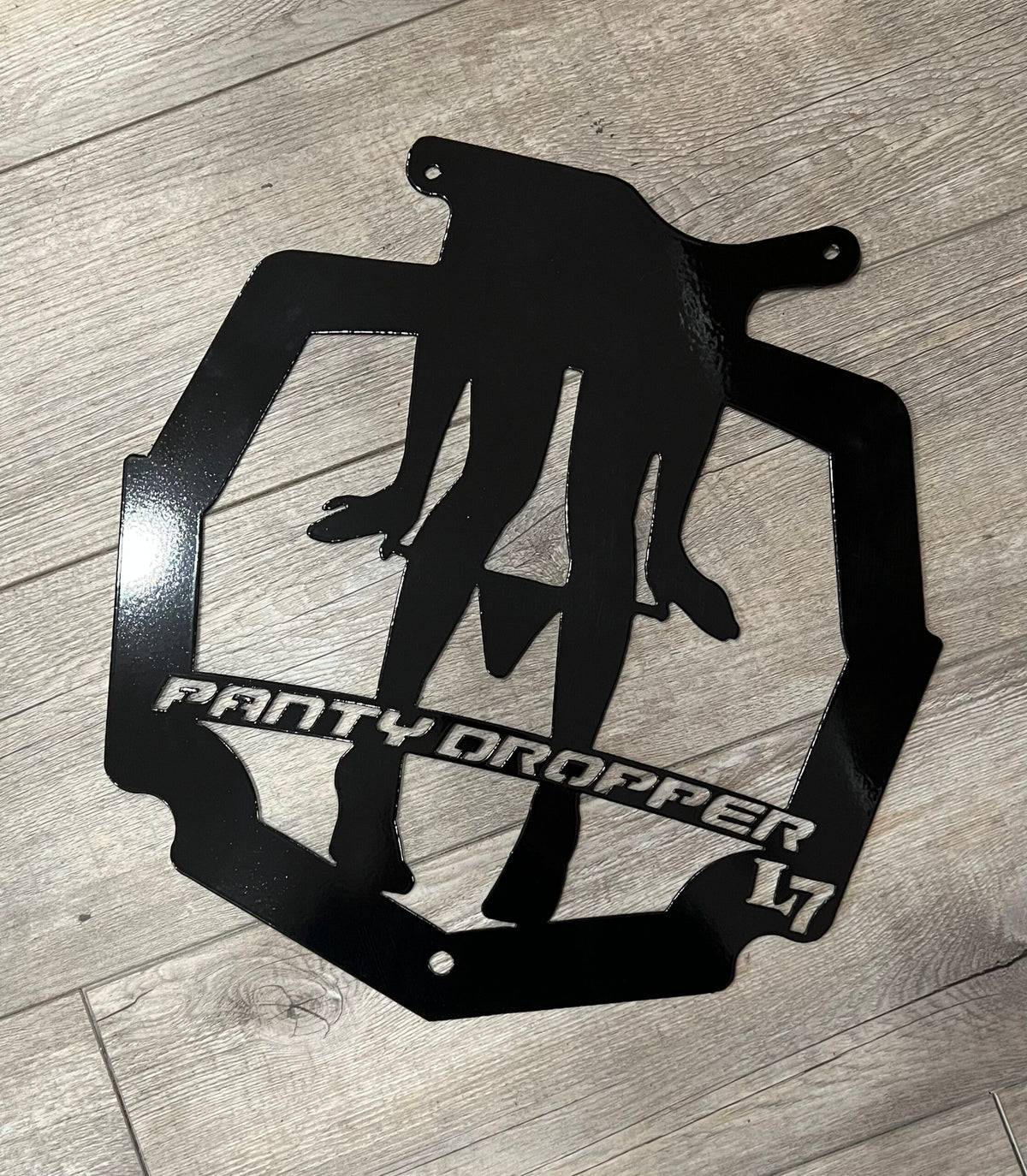 Lucky 7 2013-2024 Can-Am Outlander XMR Panty Dropper radiator relocate cover Gloss Black product shot