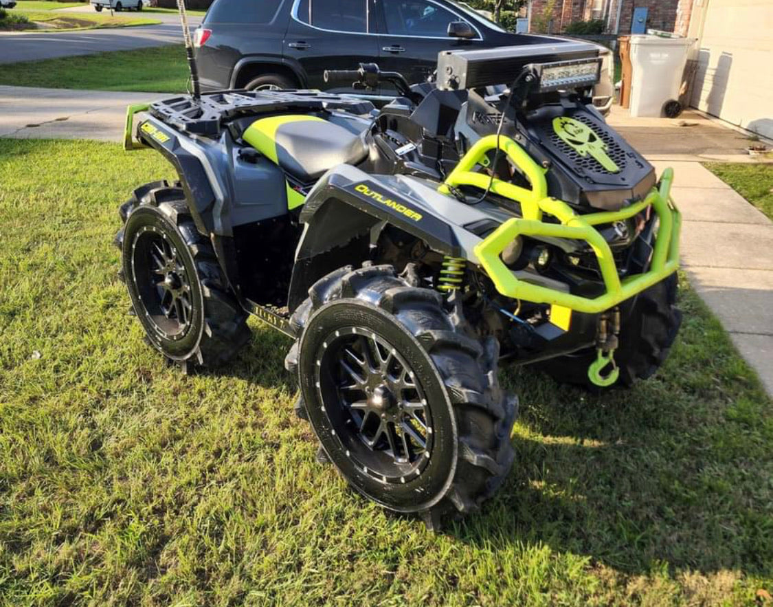 2013-2024 Can-Am Outlander MAX XMR Punisher BRP radiator relocate cover Manta Green Lucky 7 Motorsports