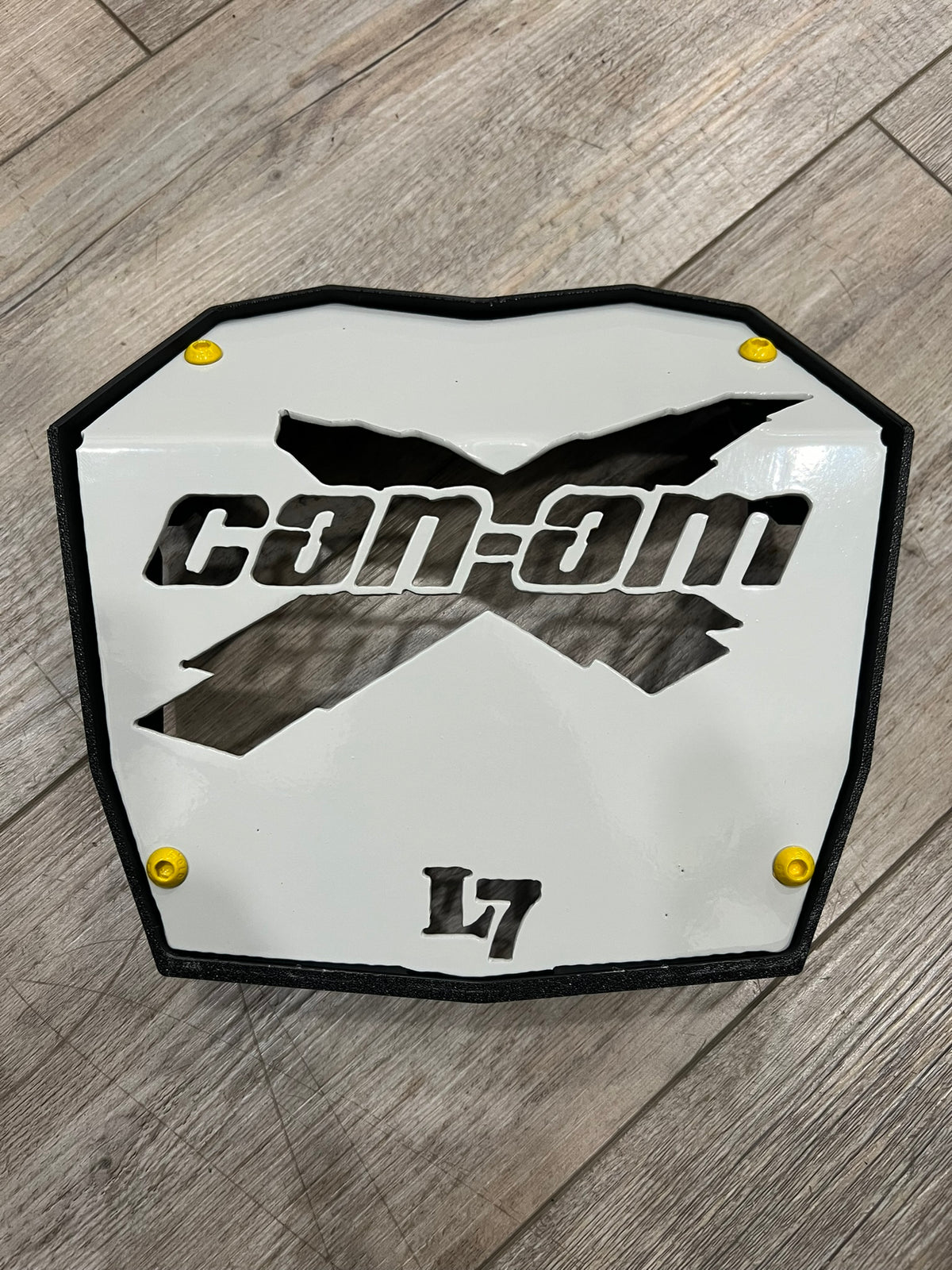 2023-2025 Can-Am Renegade grille air inlet cover Can Am X Silver Lucky 7 Motorsports