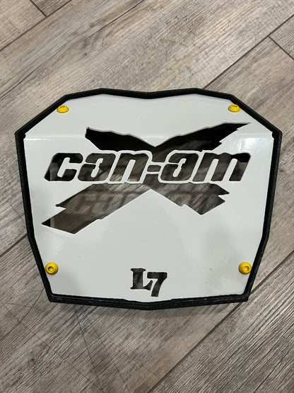 2023-2025 Can-Am Renegade grille air inlet cover Can Am X Silver Lucky 7 Motorsports