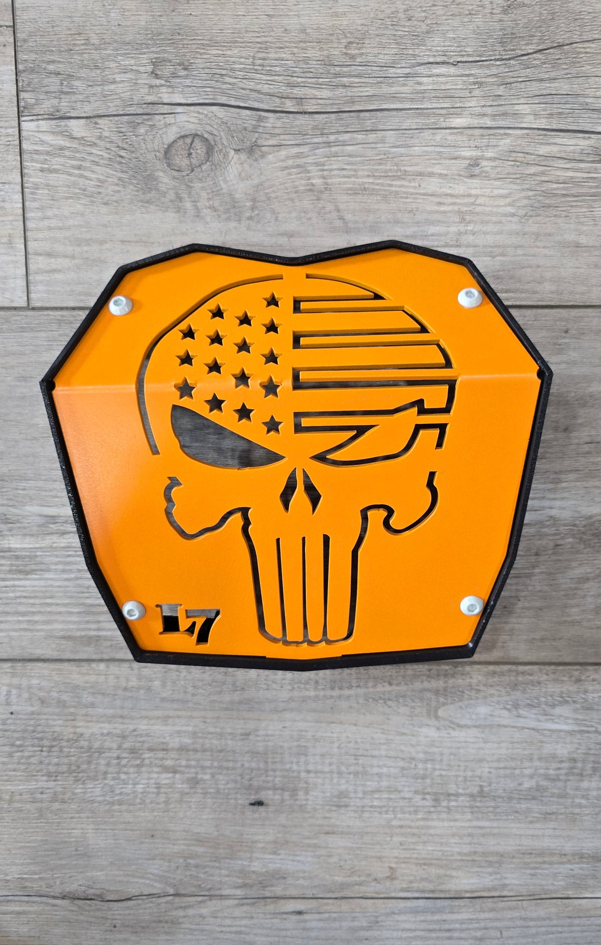 2023-2025 Can-Am Renegade grille air inlet cover Punisher Flag Orange Crush Lucky 7 Motorsports