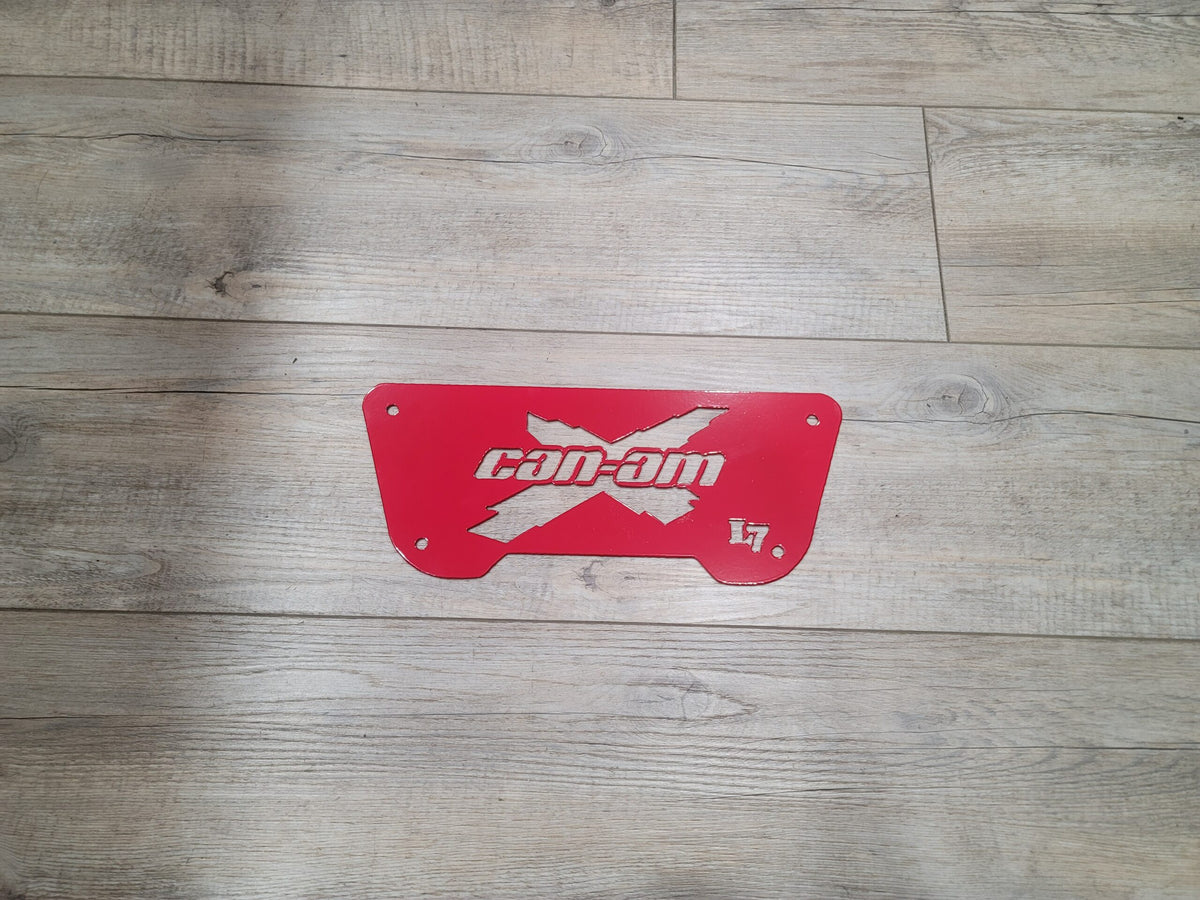 Lucky 7 2023 Can-Am Outlander 700 XMR radiator cover Can Am X Legion Red product shot