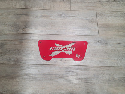 Lucky 7 2023 Can-Am Outlander 700 XMR radiator cover Can Am X Legion Red product shot
