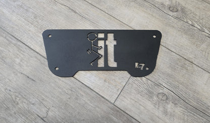 Lucky 7 2023 Can-Am Outlander 700 XMR radiator cover F*ck IT Character Texture Black product shot