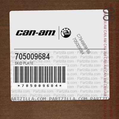 OEM Front Skid Plate 705009684 for Can-Am Renegade Non-XMR