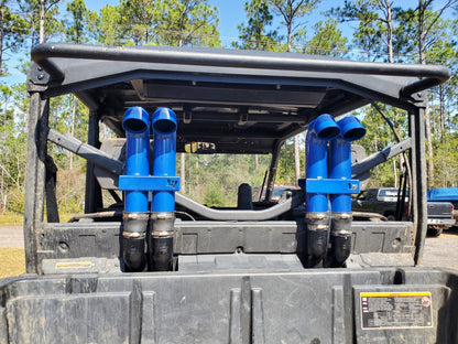 Lucky 7 3 inch aluminum snorkel riser kit installed on a Can-Am Defender