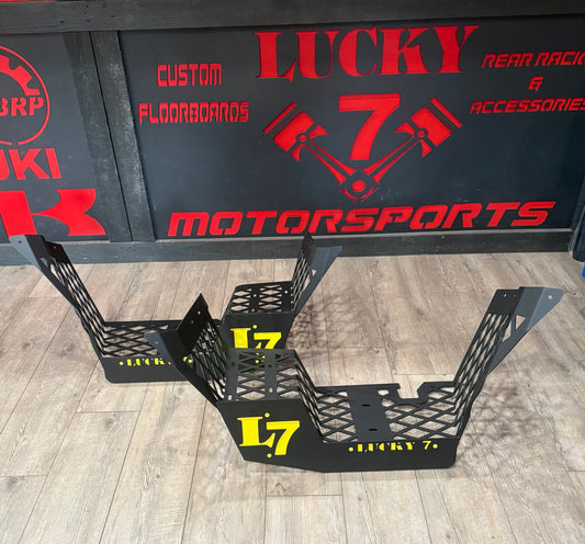 Lucky 7 race cut Mud Flow floorboards for Can-Am Outlander G1 Max