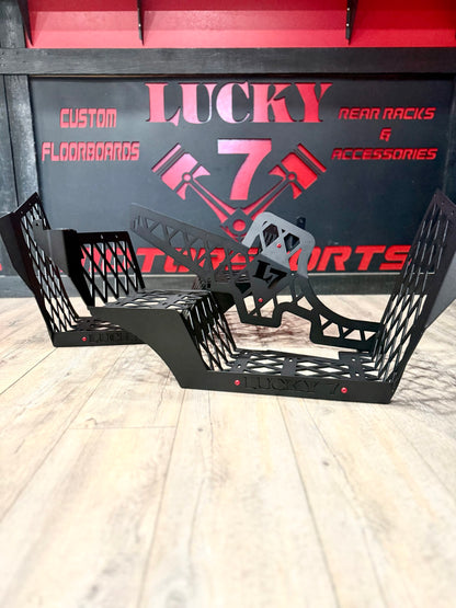 Lucky 7 Motorsports Can-Am Outlander G2 MAX Race Cut Extra Clearance floorboards in the shop