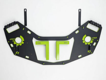 Lucky 7 Can-Am Outlander G2 rear rack with color-matched supports