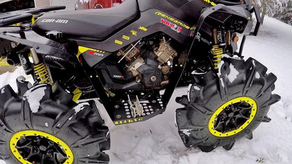 Lucky 7 logo on Can-Am Renegade Gen 2 metal floorboards