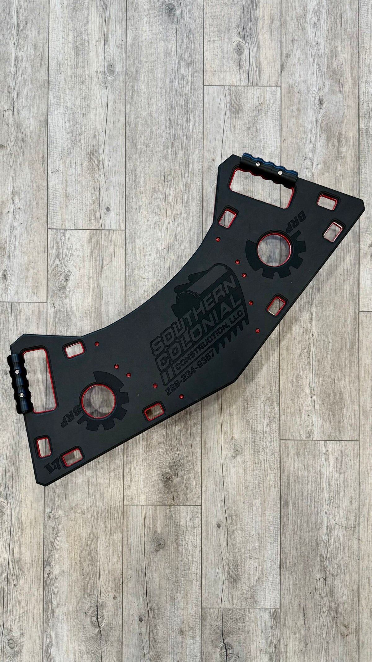 Lucky 7 Can-Am Renegade rear rack with custom Marine Mat top