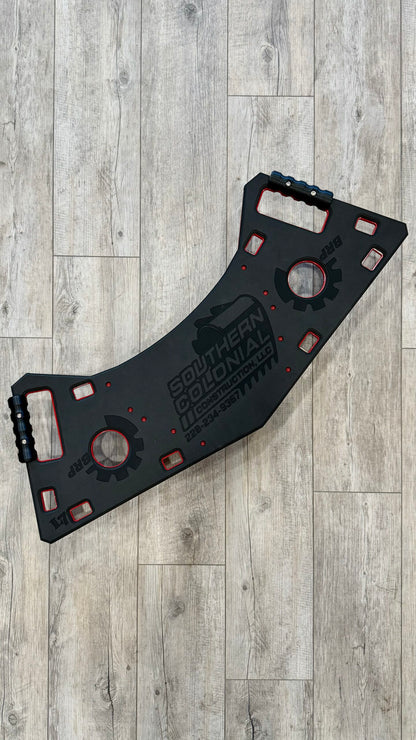 Lucky 7 Can-Am Renegade rear rack with custom Marine Mat top