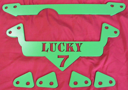 Lucky 7 Brute Force 2 inch lift kit in Kawasaki Green