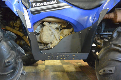 Lucky 7 logo cutout on Brute Force high clearance floorboards