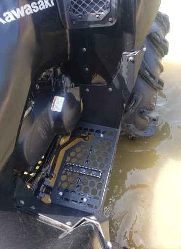 Top view of Lucky 7 Brute Force high clearance floorboards