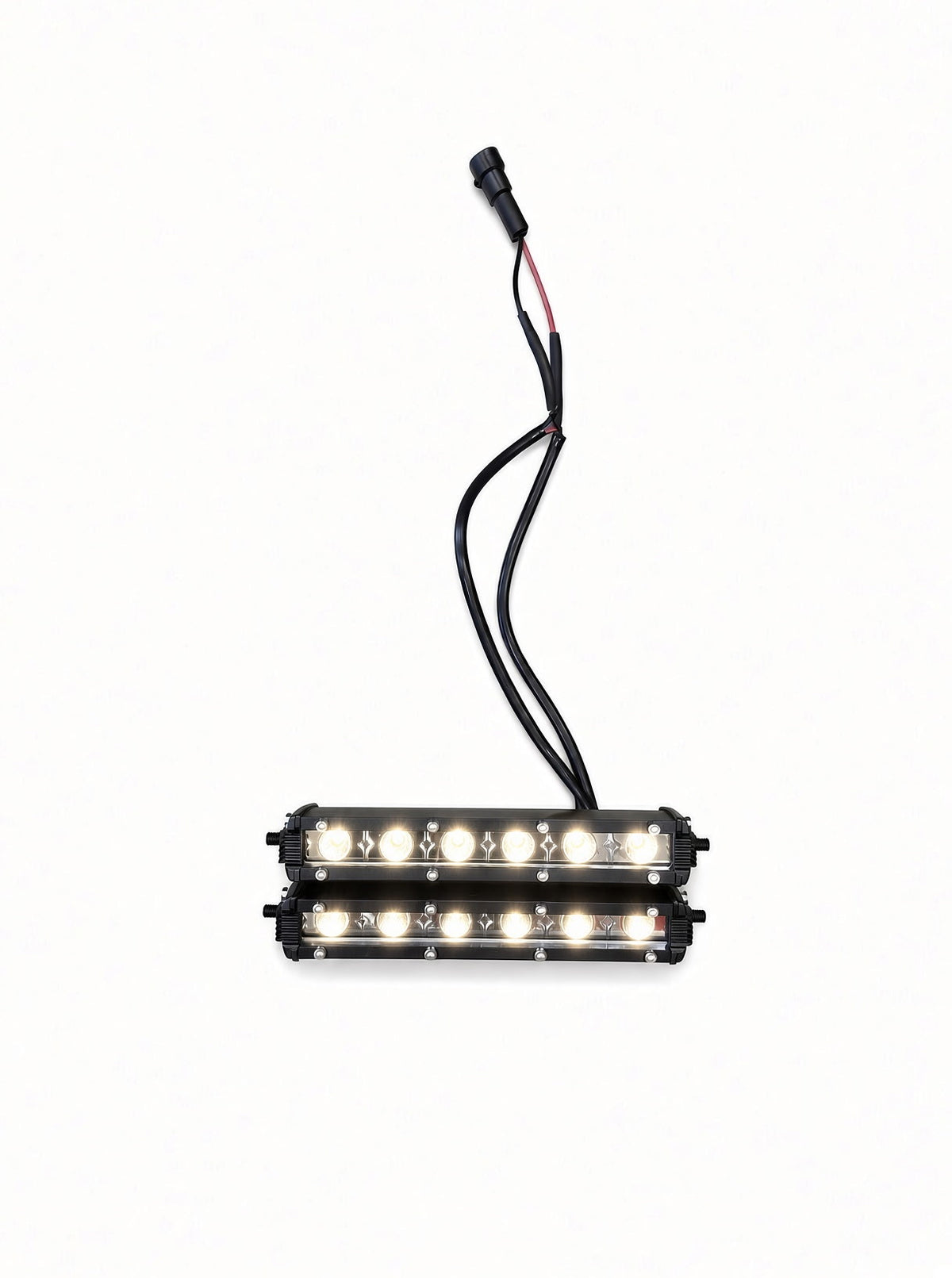 Pair of Lucky 7 replacement LED light bars with wiring harness