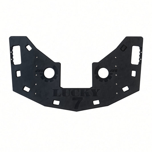 Black Lucky 7 Marine Mat top for the Can-Am Outlander Gen 2 rear rack with storage