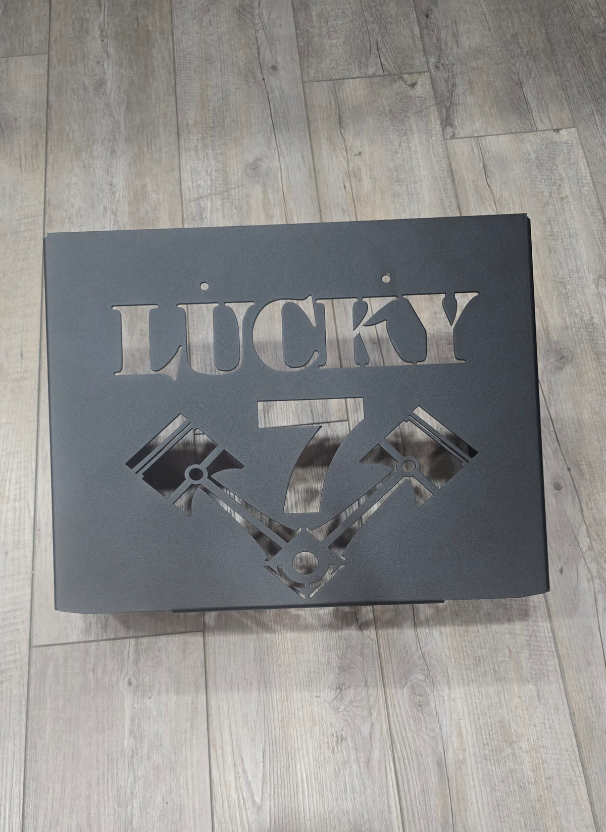 Lucky 7 Polaris Sportsman 450 570 low profile radiator relocation kit Lucky 7 cut Texture Black front product shot
