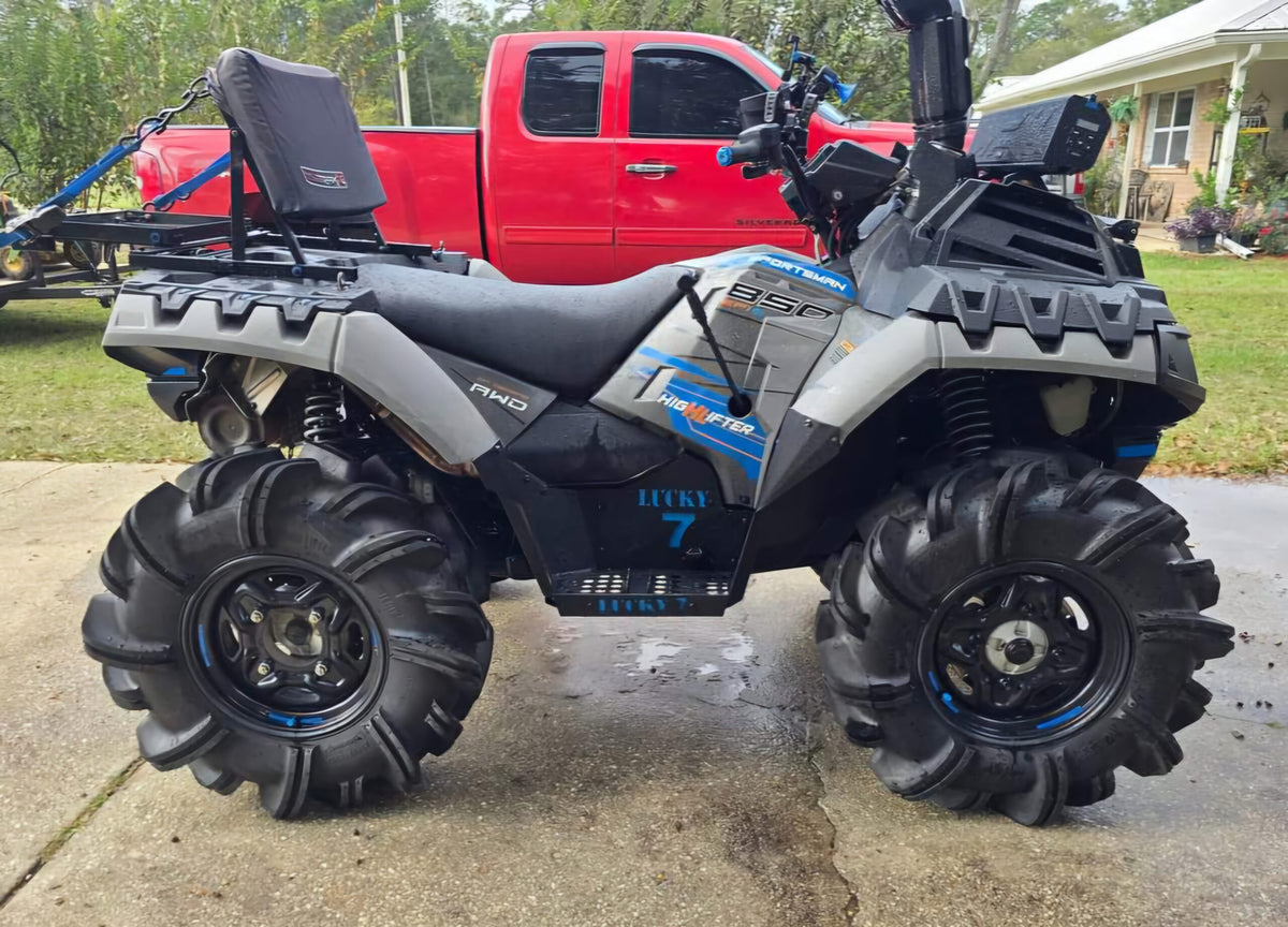 Sportsman High Lifter 850 with Lucky 7 metal floorboards