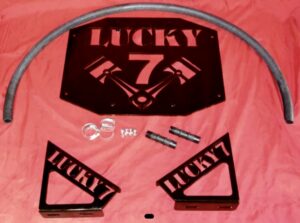 Yamaha Grizzly 550 / 700 Radiator Relocation Kit Powder Coated