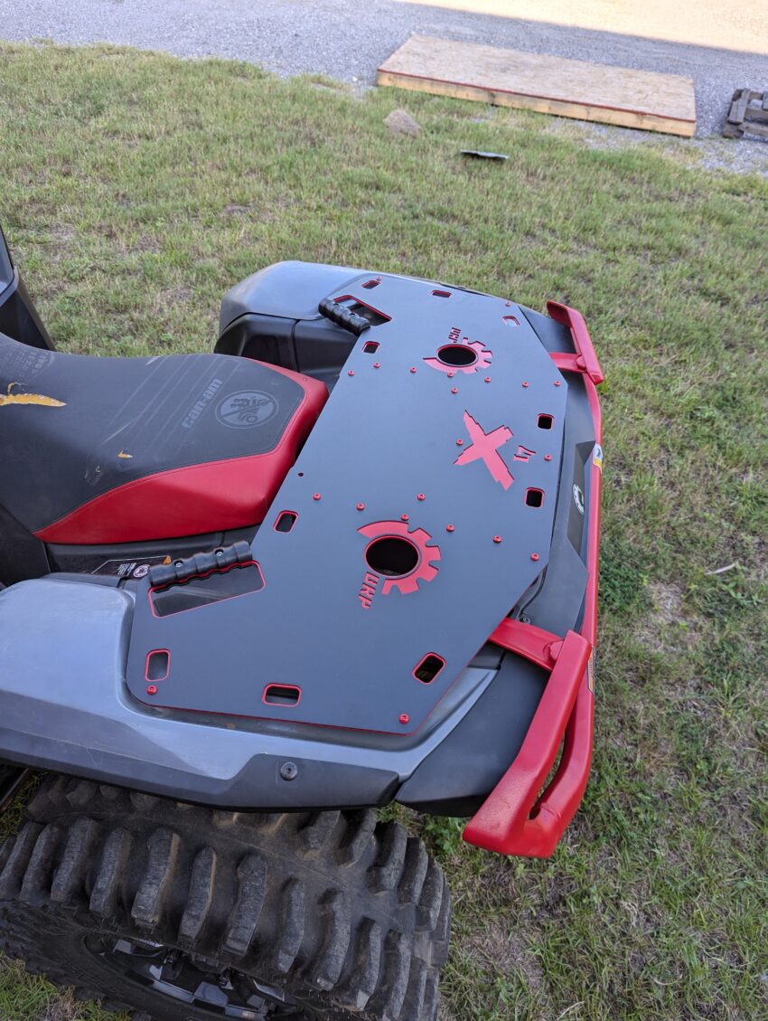 2025-2026 Gen 3 Can-Am Outlander 850 / 1000 All Models Heavy Duty Rear Rack without Storage - Image 8