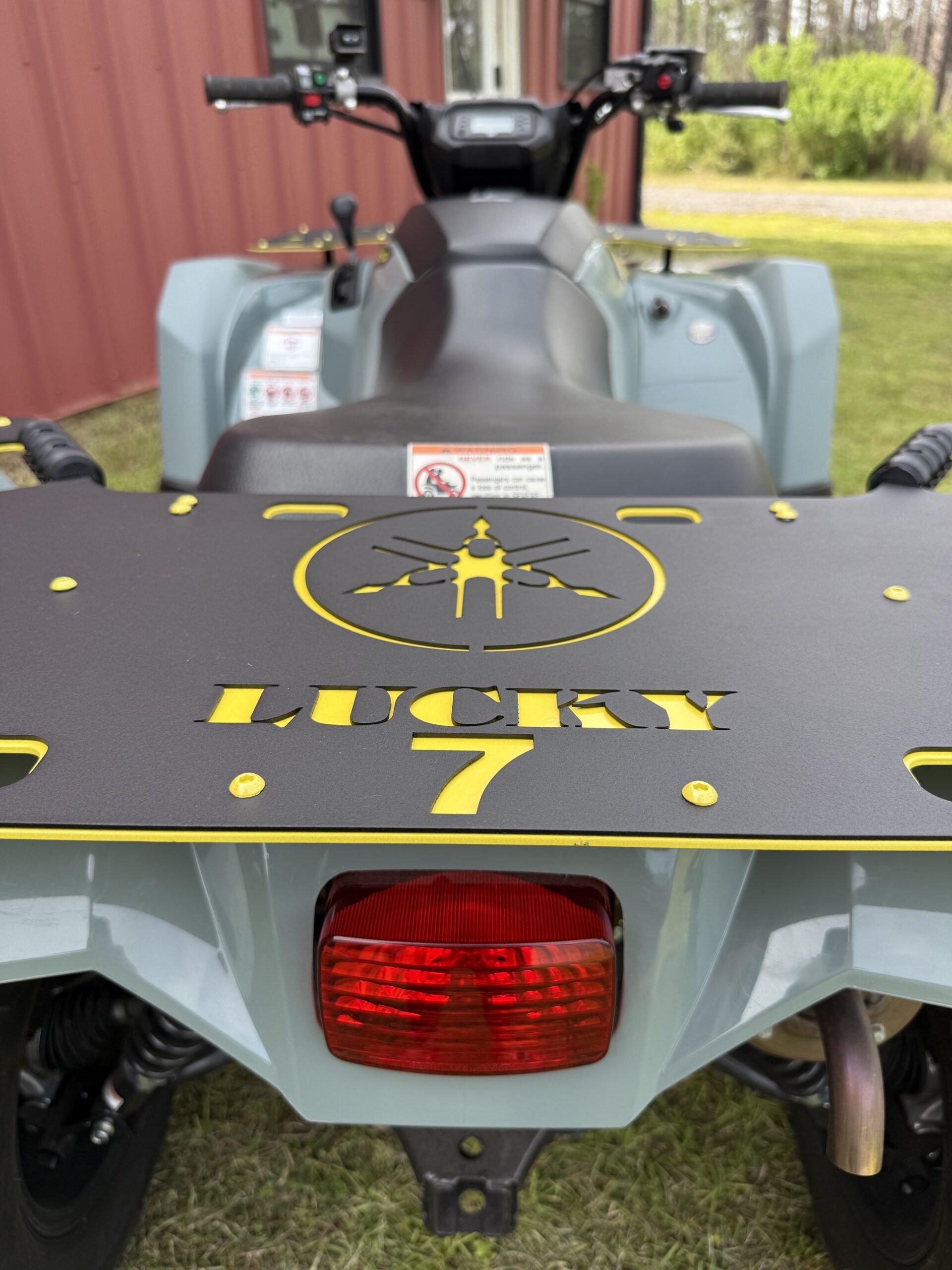 2020-2025 Yamaha Kodiak 450 Rear Rack | Lucky 7 Motorsports - Image 5
