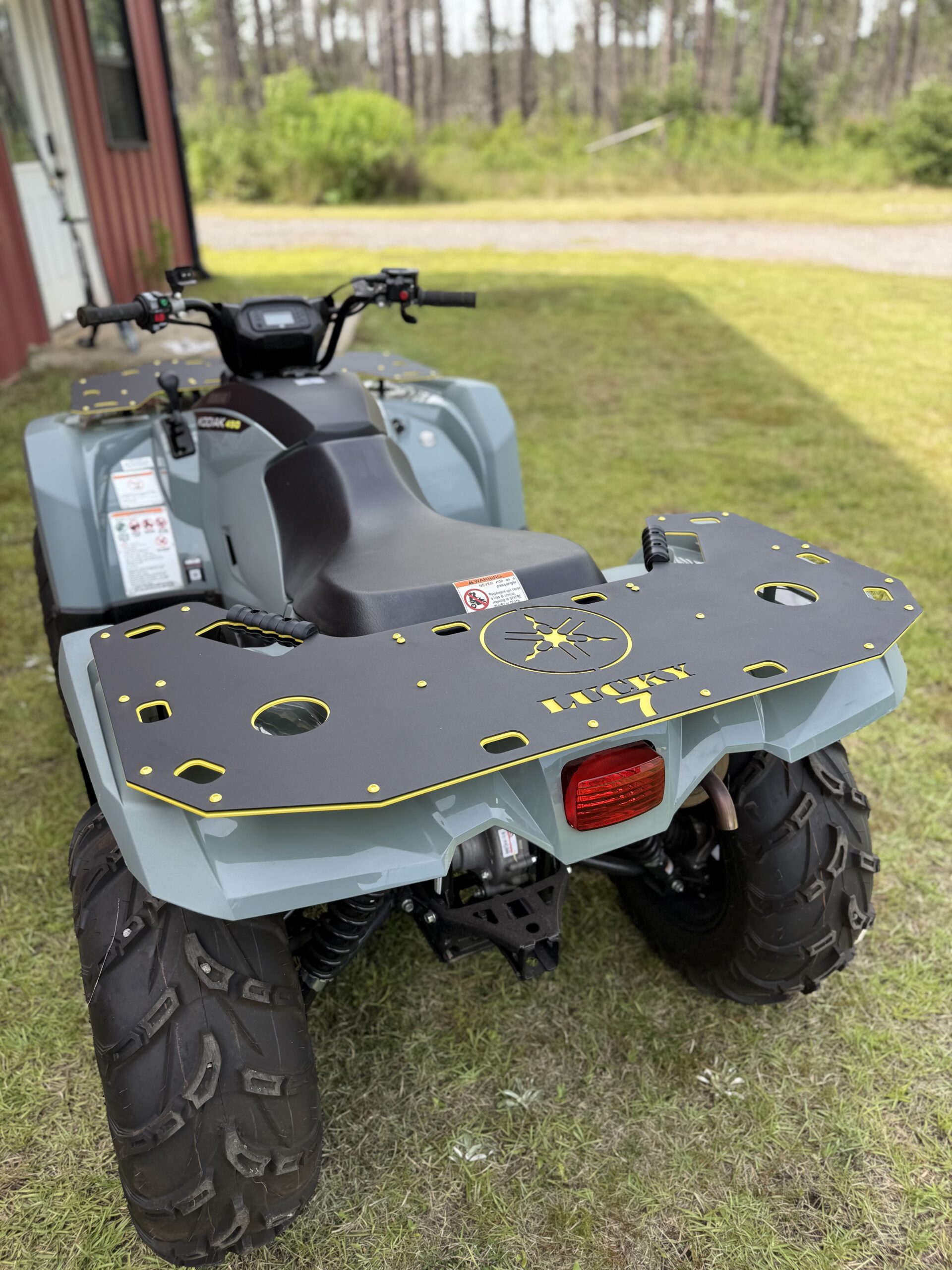 2020-2025 Yamaha Kodiak 450 Rear Rack | Lucky 7 Motorsports - Image 4