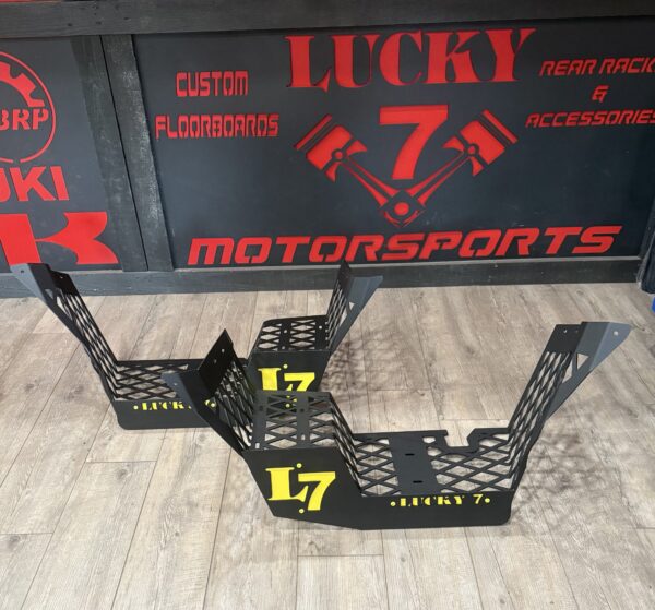 Can Am Outlander G1 Max Frame Race Cut Metal Floor Boards - Mud Flow Edition